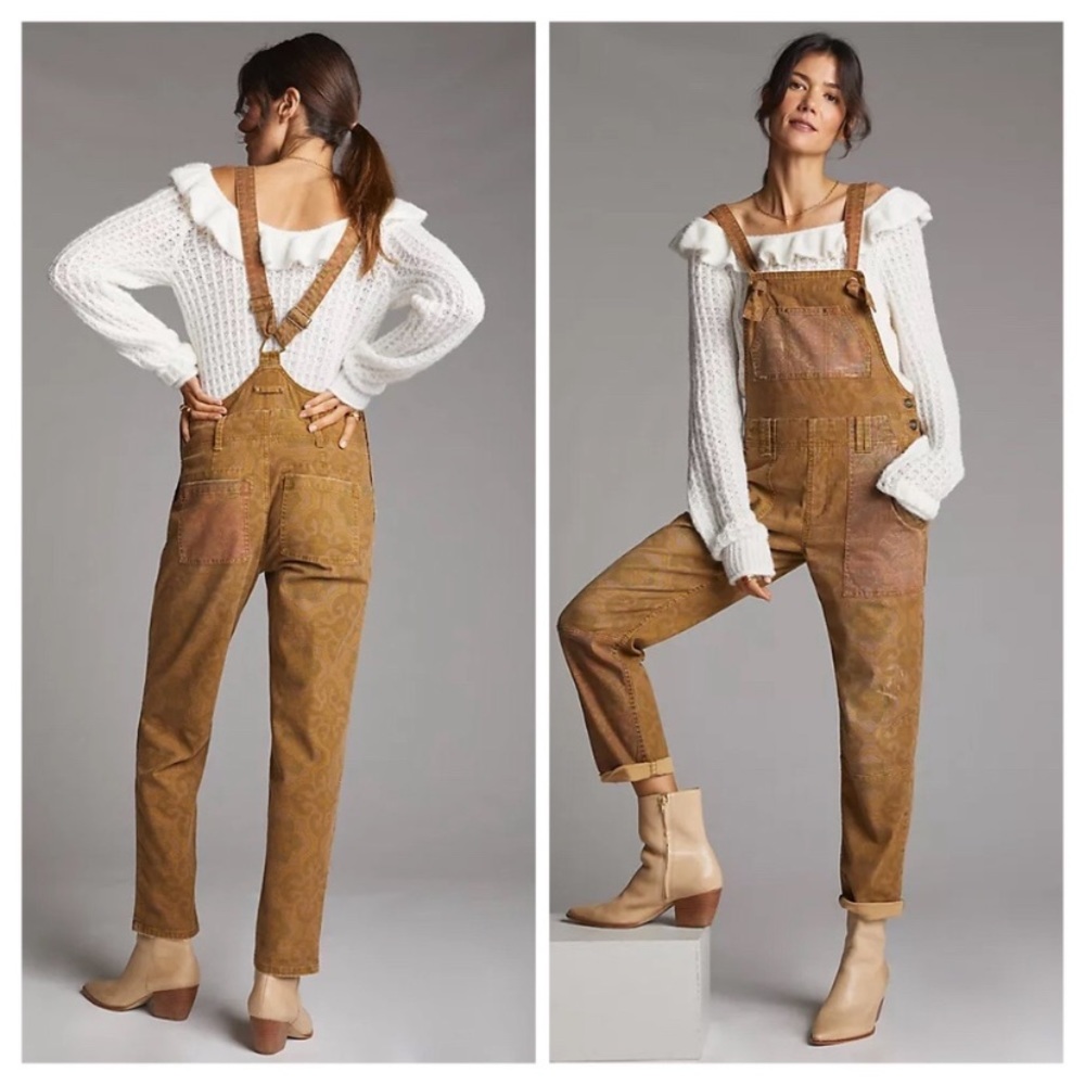 Anthropologie Pilcro The Wanderer Relaxed Overalls